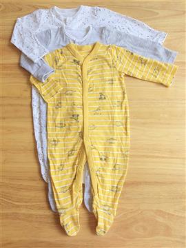 Baby Boy 3 Piece Pack Sleepsuit