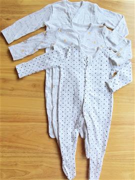 Baby Boy 3 Piece Pack Sleepsuit