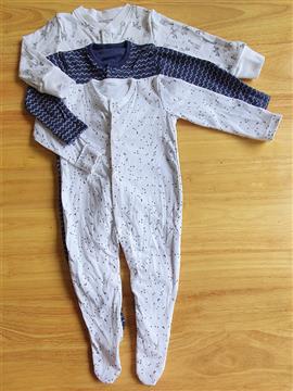 Baby Boy 3 Piece Pack Sleepsuit