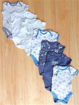 Baby Boy 7 Piece Pack Bodysuit