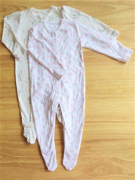 Baby Girl 2 Piece Pack Sleepsuit