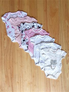 Baby Girl 7 Piece Pack Bodysuit