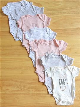 Baby Girl 7 Piece Pack Bodysuit