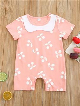 Baby Girl Cherry Print Romper