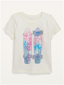 Short-Sleeve Graphic Tee for Girls